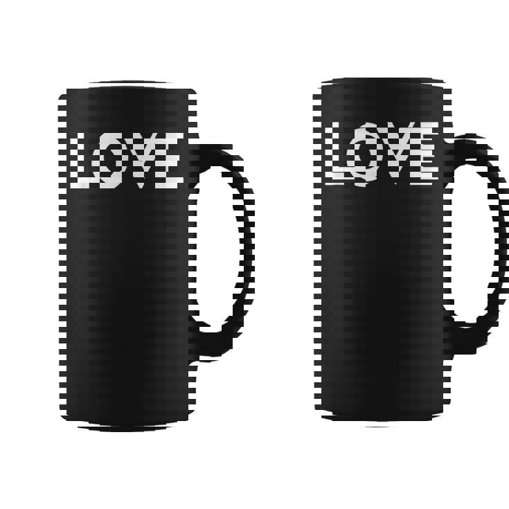 ラブエステティックラブボールドテキストメンズ コーヒーマグ