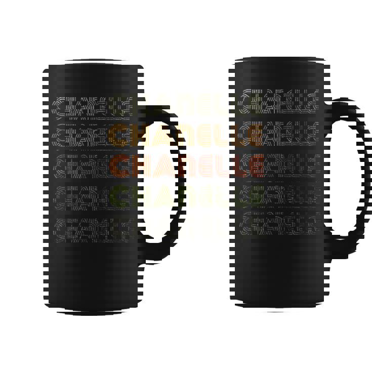 ラブハート シャネル グランジヴィンテージスタイル ブラック シャネル コーヒーマグ