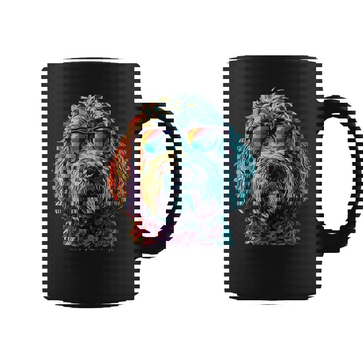 ラブラドゥードル・ドゥードル・ママ 犬 犬のママ 毛皮の友達 コーヒーマグ