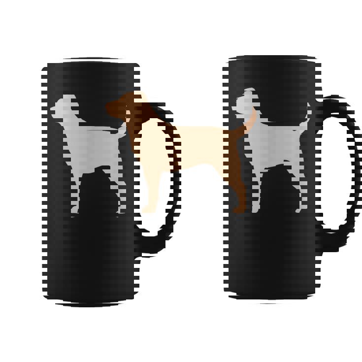 ラブラドールレトリバー 犬のシルエット コーヒーマグ