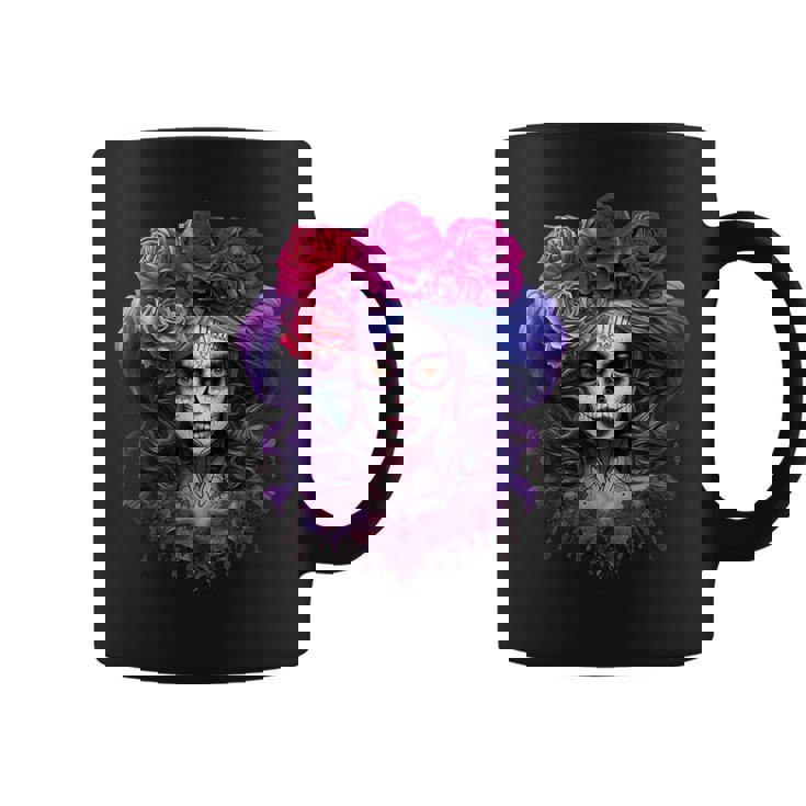 ラ・カトリーナ、ディア・デ・ロス・ムエルトス メキシコの死者の日 コーヒーマグ