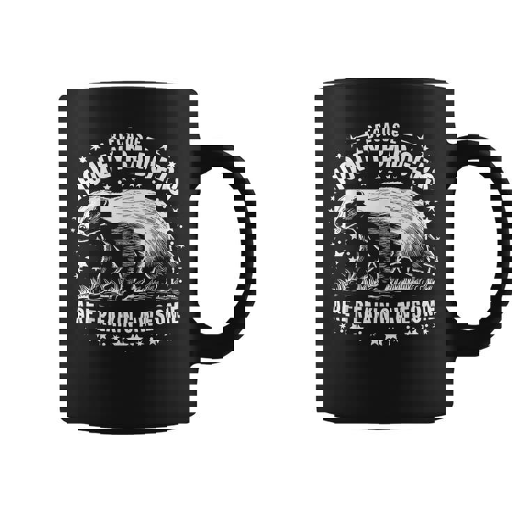 ラーテルはとんでもなく素晴らしい面白い動物だから コーヒーマグ