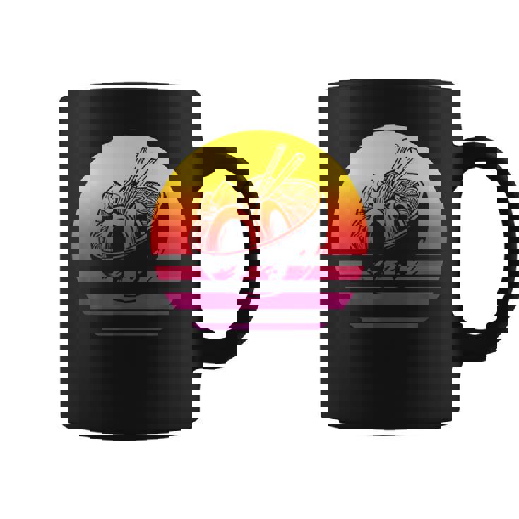 ラーメン レトロスタイル ビンテージ コーヒーマグ