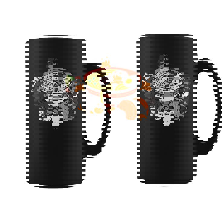 ラーメン寿司ダックスフント犬 コーヒーマグ