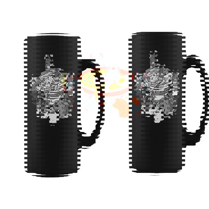 ラーメン寿司チンチラペット コーヒーマグ