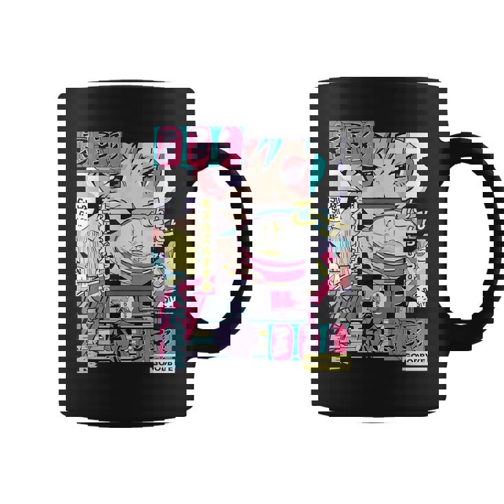 ラーメン屋日本のアニメ・マンガ・コミックパネルaporwave コーヒーマグ