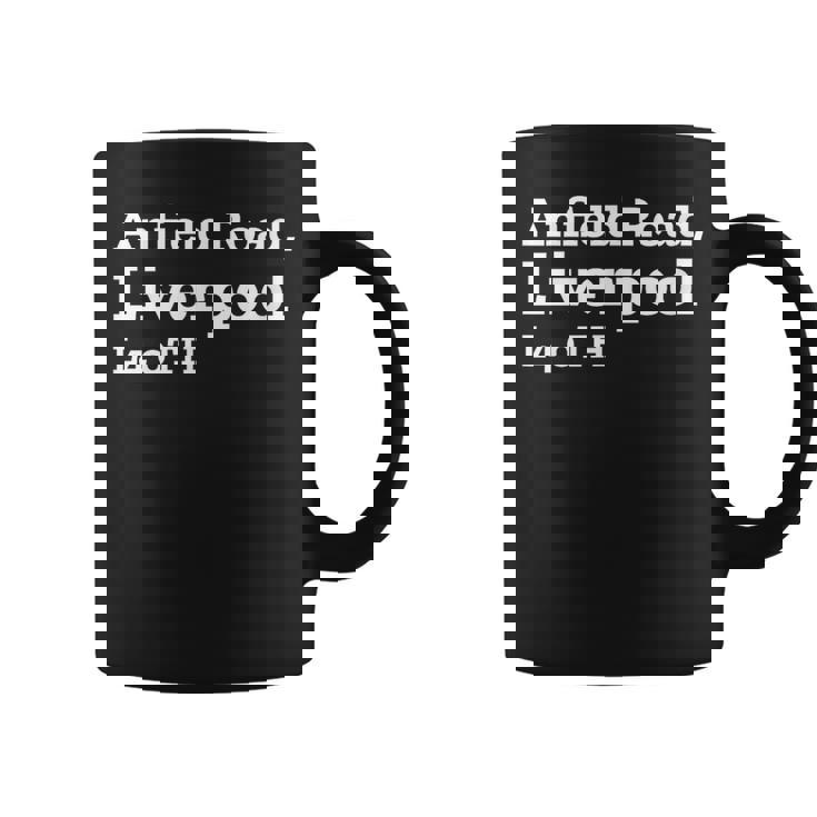 リバプールスタジアムの住所 コーヒーマグ