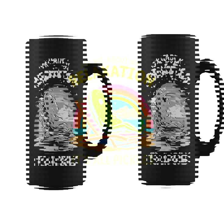 リラクゼーション聞いてピクルスモチベーション コーヒーマグ