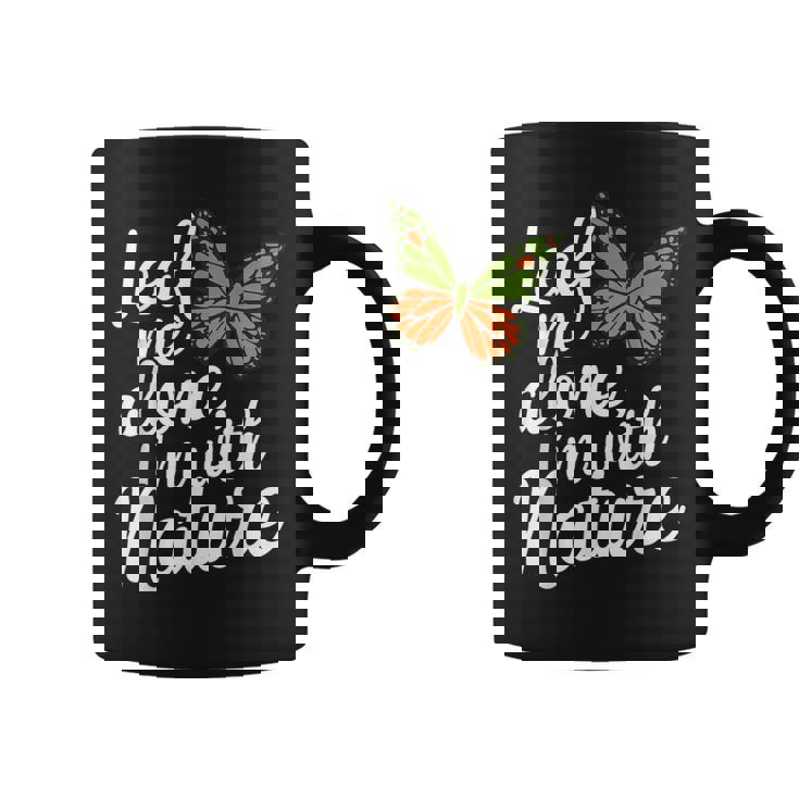 リーフ・ミー・アローン・ネイチャー・デザイン コーヒーマグ