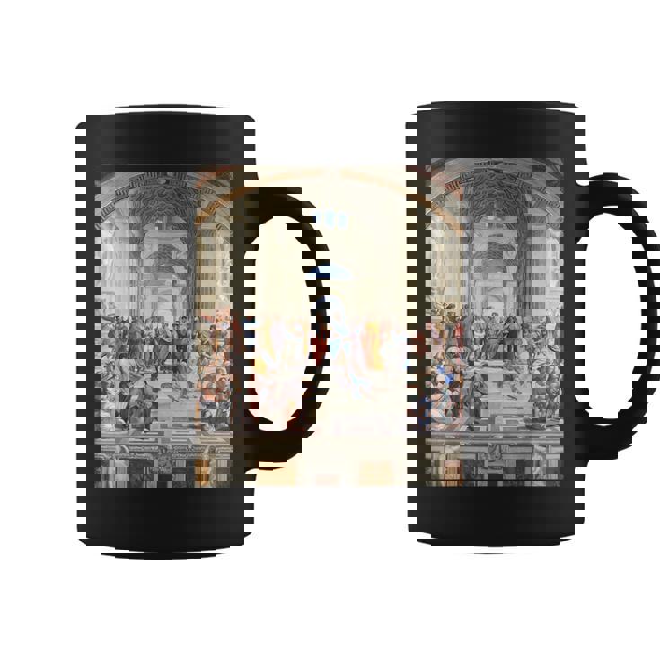 ルネッサンス名画 アテネの学校 コーヒーマグ