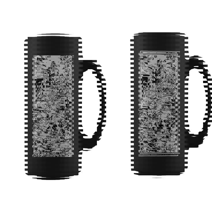 ルーカス・クラナッハによる人狼の攻撃 ゴシック グランジー オカルトアート コーヒーマグ