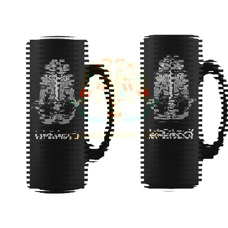 レイク・エルシノア カリフォルニア サンダーバード Nw ネイティブアメリカン コーヒーマグ