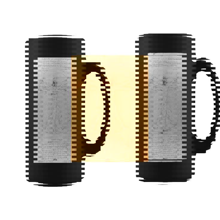 レオナルド・ダ・ヴィンチのウィトルウィウス人 コーヒーマグ