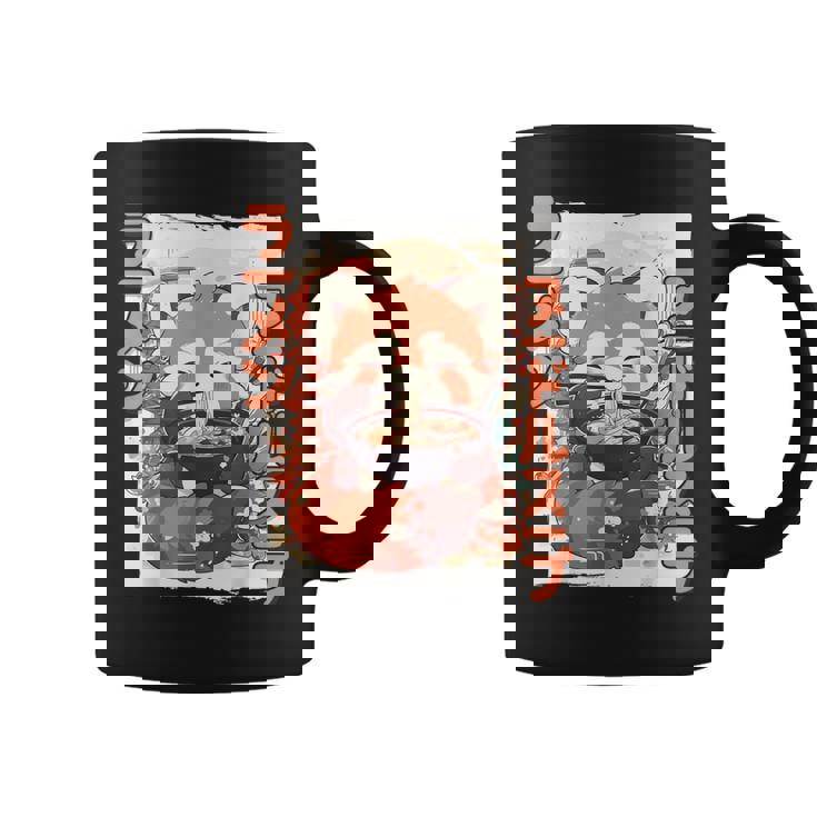 レッサーパンダ好きラーメン カワイイ猫 レッサーパンダラーメン コーヒーマグ