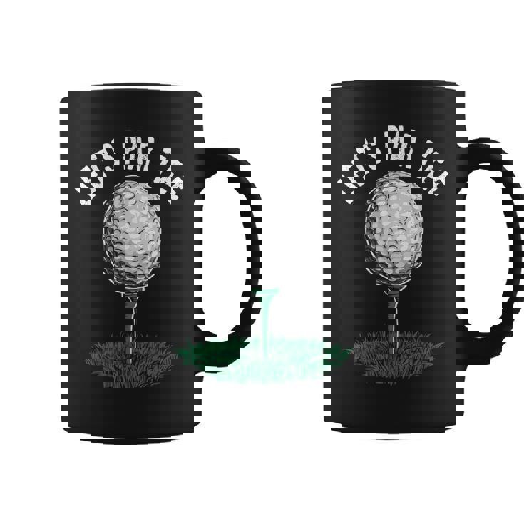 レッツパーティー 面白いゴルフ愛好家 ゴルファー ゴルフ愛好家 コーヒーマグ