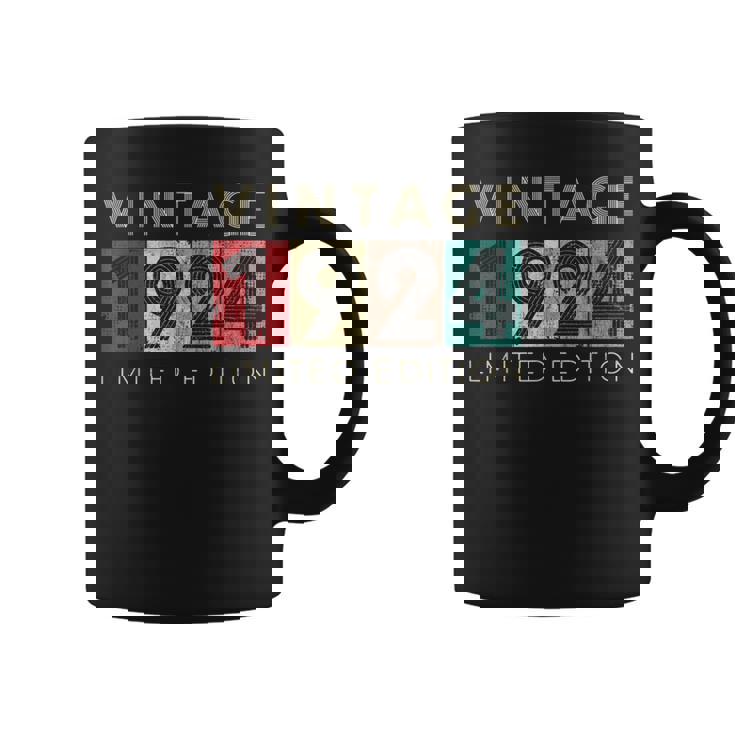 レトロ 99歳 ヴィンテージ 1924 限定版 99歳の誕生日 コーヒーマグ