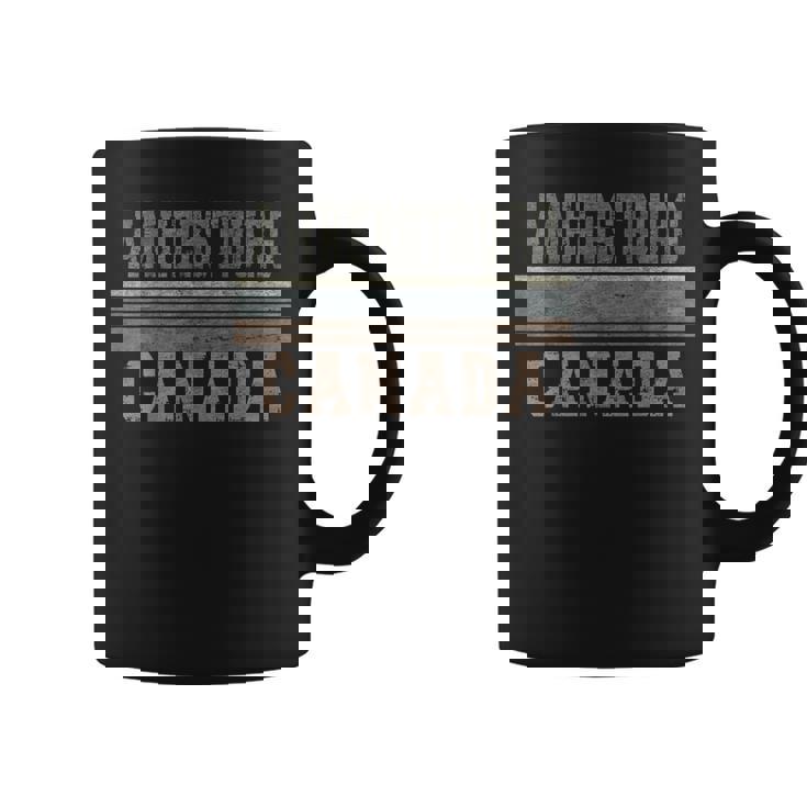 レトロ アマーストバーグ カナダ コーヒーマグ