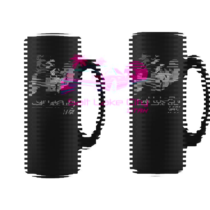 レトロ ソルトレイクシティ ユタ コーヒーマグ