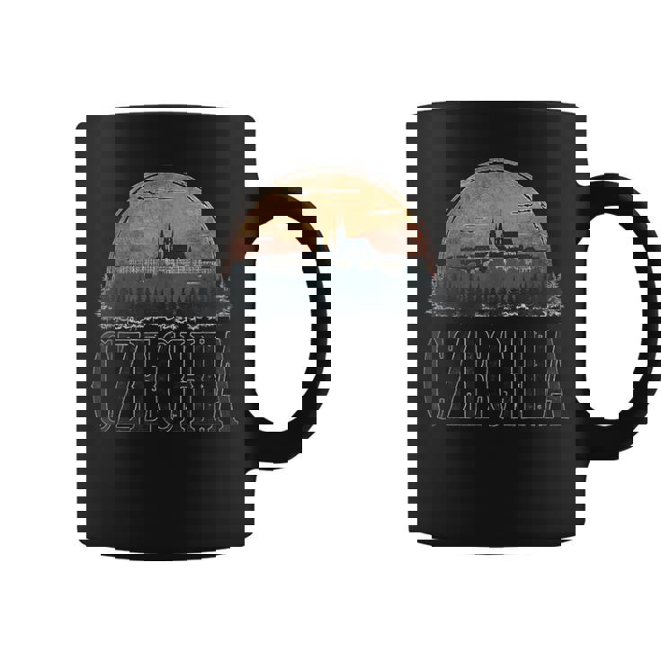 レトロ チェコ 風景 ヴィンテージ お土産 コーヒーマグ