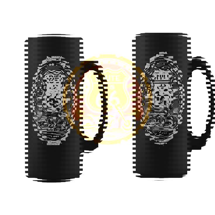 レトロ ルート66 ロードトリップ ヴィンテージ アドベンチャー コーヒーマグ