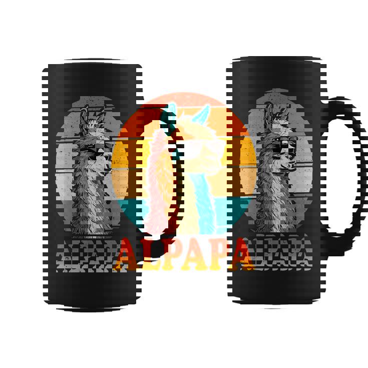 レトロ ヴィンテージ Alpapa アルパカ 恋人 ラマ 父の日 コーヒーマグ