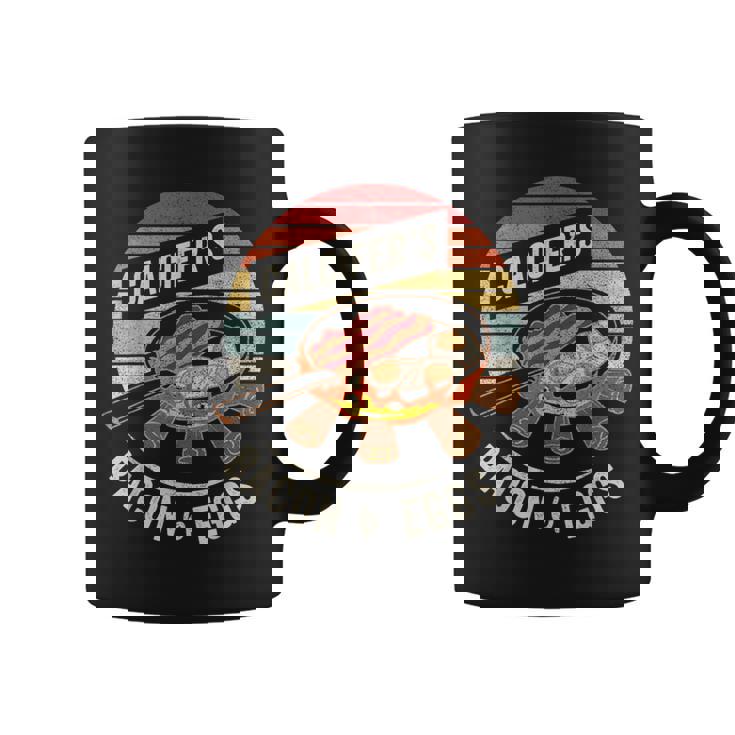 レトロ ヴィンテージ カルシファーのベーコンと卵料理 食品愛好家 コーヒーマグ