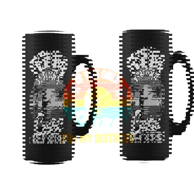 レトロ 釣り療法 メンタルヘルス ストレス解消 フィッシャーマン コーヒーマグ