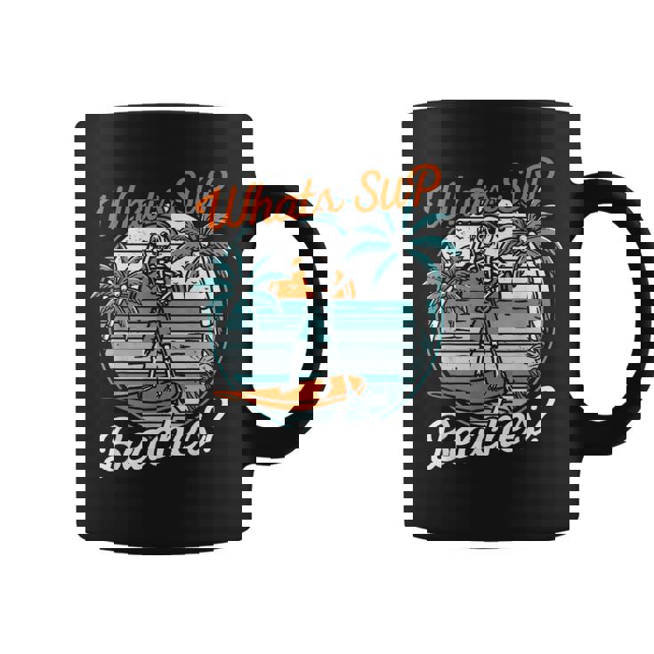 レトロup スタンドアップパドルボード スケルトンup ビーチとは コーヒーマグ