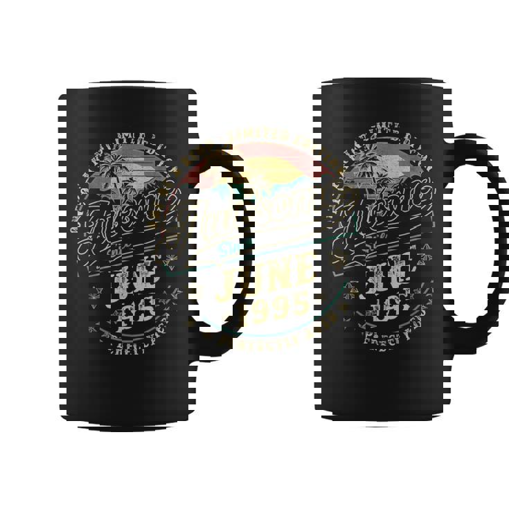 レトロな30歳の男性向け誕生日プレゼント 1995年6月 30歳 コーヒーマグ