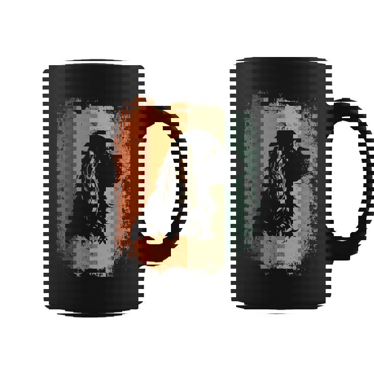 レトロなデザインのアメリカンコッカースパニエルドッグ コーヒーマグ