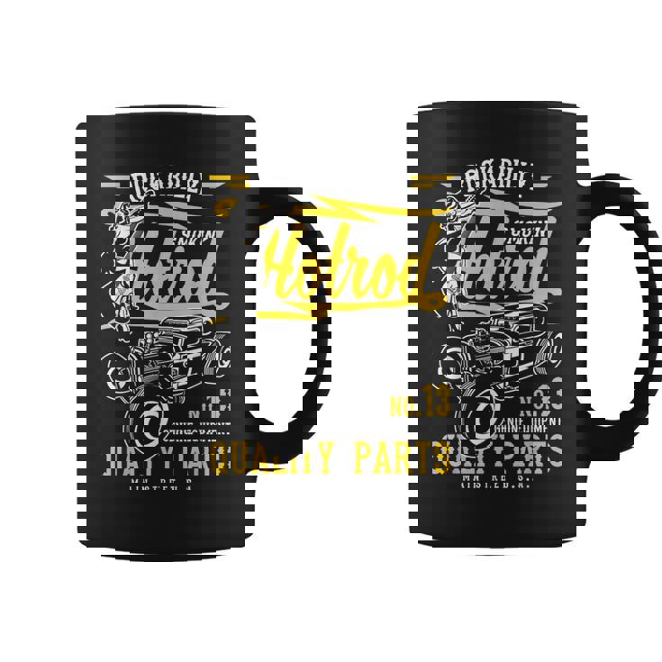 レトロなヴィンテージスタイルのホットロッドデザイン。 コーヒーマグ