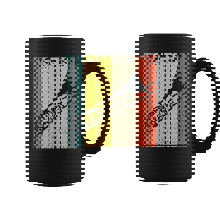 レトロトロンボーン I 吹奏楽部 I ミュージシャン I トロンボーン コーヒーマグ