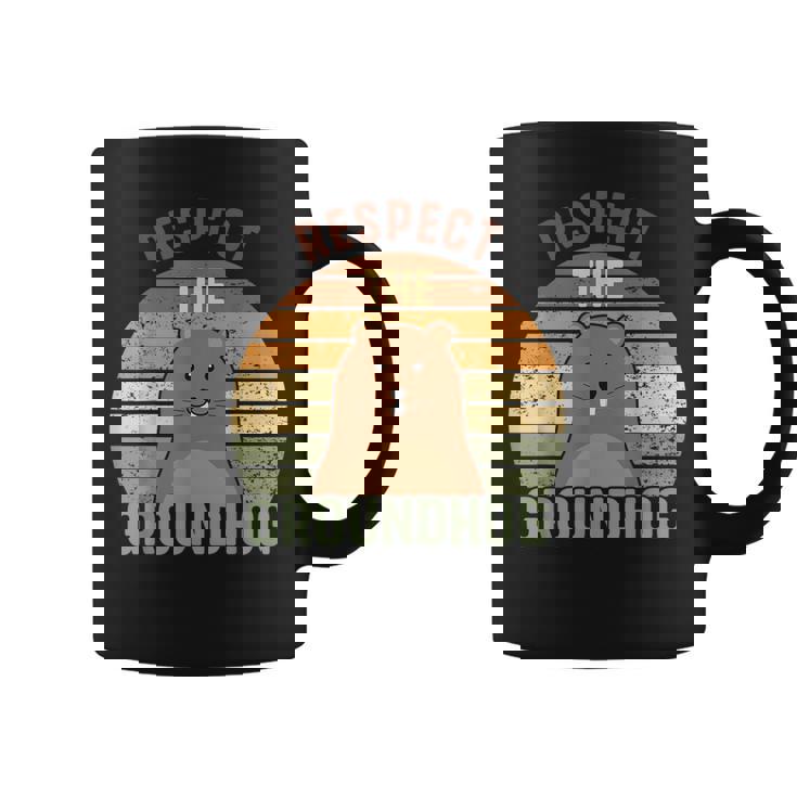 レトロリスペクトザグラウンドホッグハッピーグラウンドホッグデー2025 コーヒーマグ