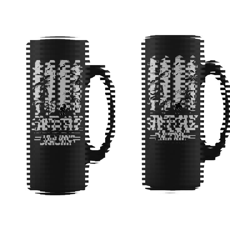 レトロヴィンテージスケートボードグラフィックデザイン サンタクルーズ コーヒーマグ