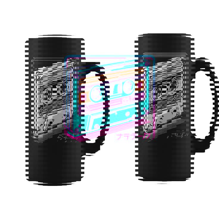 レトロヴェイパーウェイブカセット ロフィ アニメ 日本の美学 コーヒーマグ