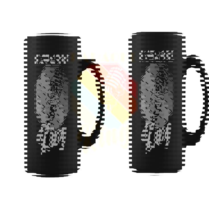 レトロ・カラオケ・シング・パーティー・ミュージック For Karaoke King コーヒーマグ