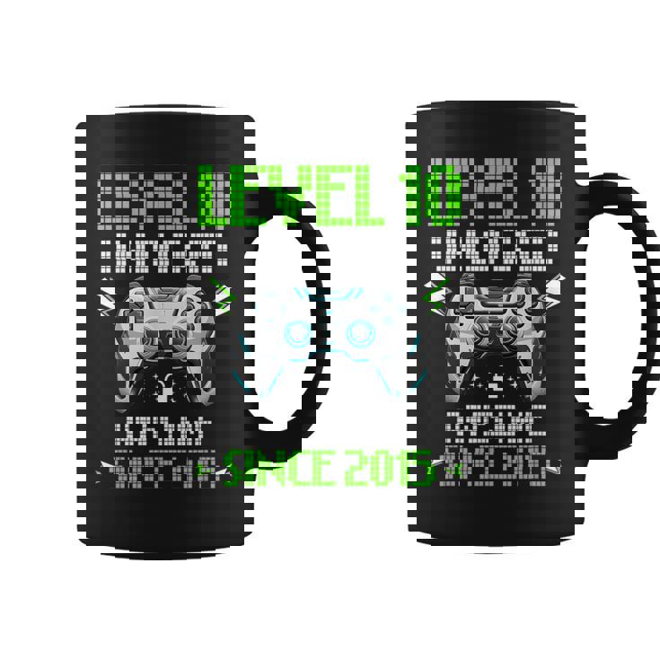 レベル 10 アンロック 素晴らしい 2015 ビデオゲーム 10歳の誕生日 コーヒーマグ