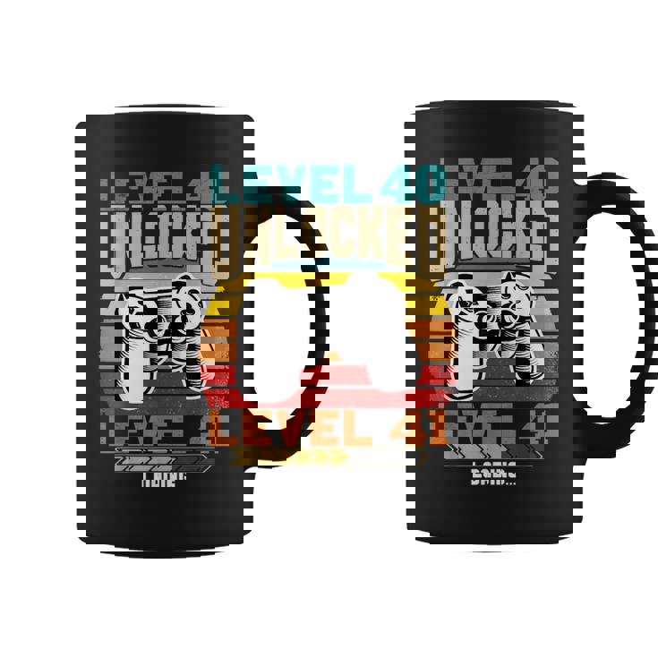 レベル40 アンロック レベル41 ロード中 40歳の誕生日 コーヒーマグ