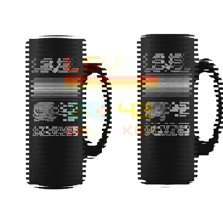 レベル42 アンロック ゲーマー 42歳の誕生日 コーヒーマグ