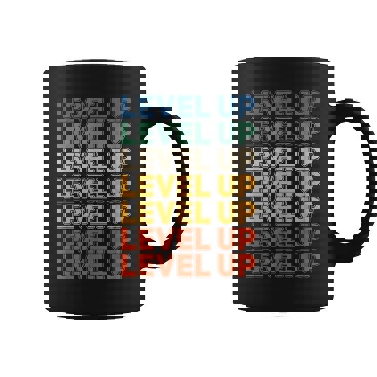 レベルアップ ビデオゲーム ゲーム レトロ ゲーマー コーヒーマグ