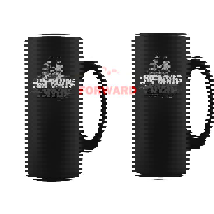 ロッキーは前に進み続けろ コーヒーマグ