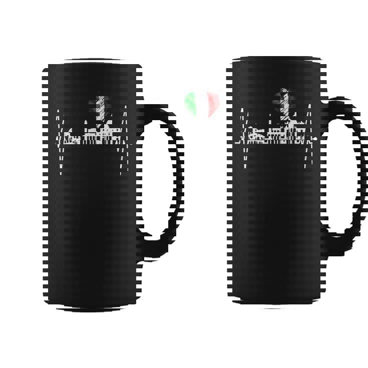 ローマ・コロッセオ・ハートビート・ローマ・スカイライン・ローマ・イタリア・イタリア コーヒーマグ