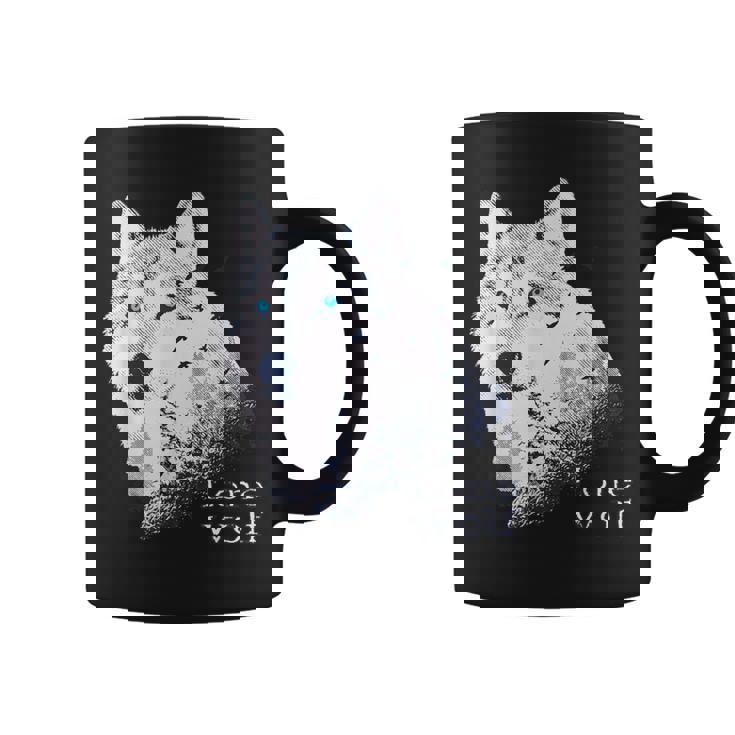 ローンウルフ 森 山 野生 野生動物 雪 オオカミ コーヒーマグ