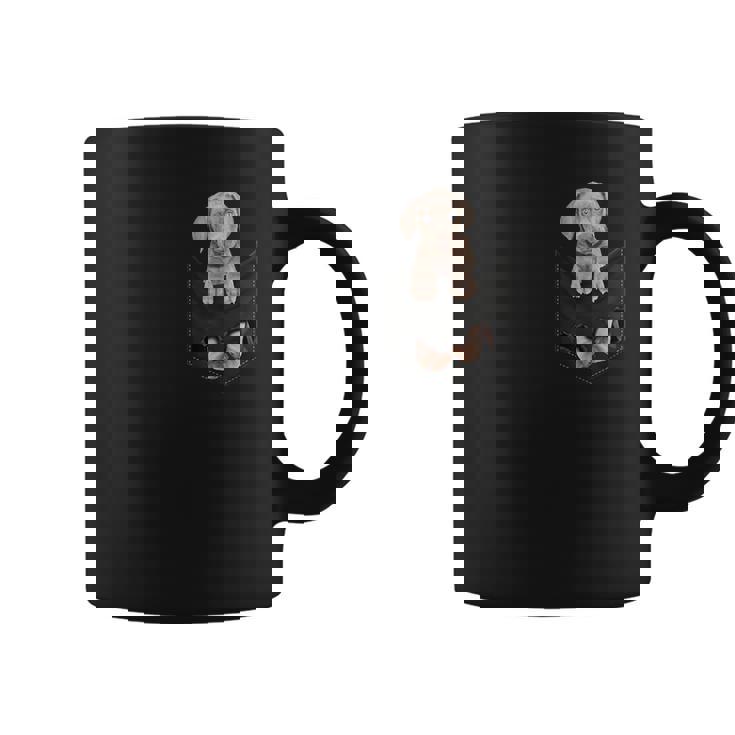 ワイマラナー愛好家のためのファニーワイマラナー ポケットに入ったワイマラナー コーヒーマグ