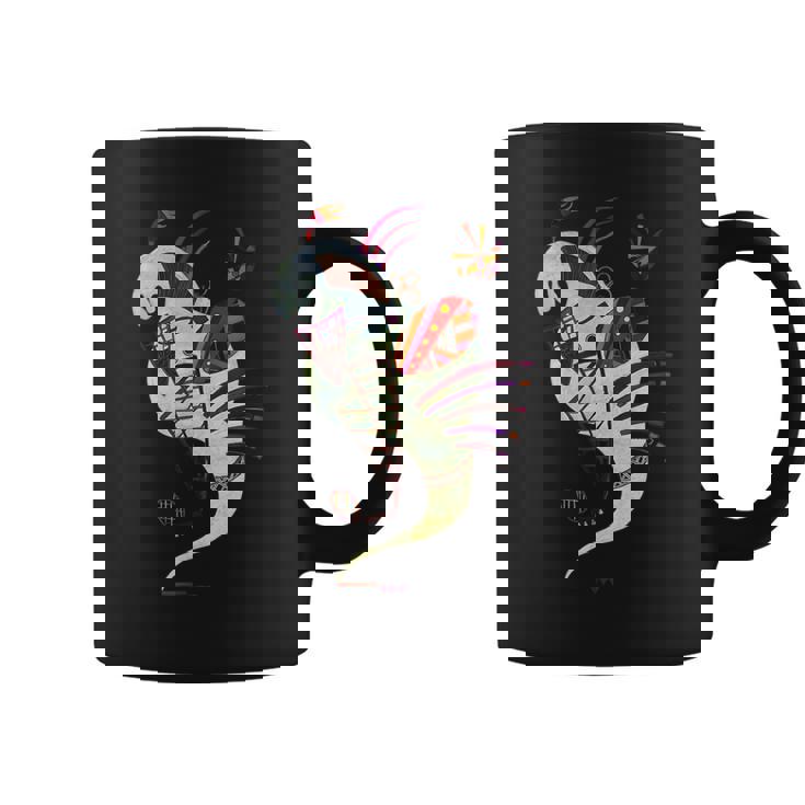 ワシリー・カンディンスキーによる白い幽霊のフィギュア1943 コーヒーマグ