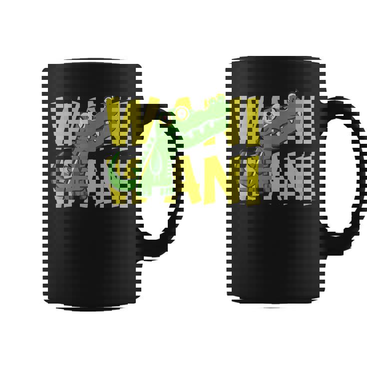 ワニ 鰐 クロコダイル イラスト 爬虫類 おもしろ かわいい おしゃれ ワニ好き コーヒーマグ