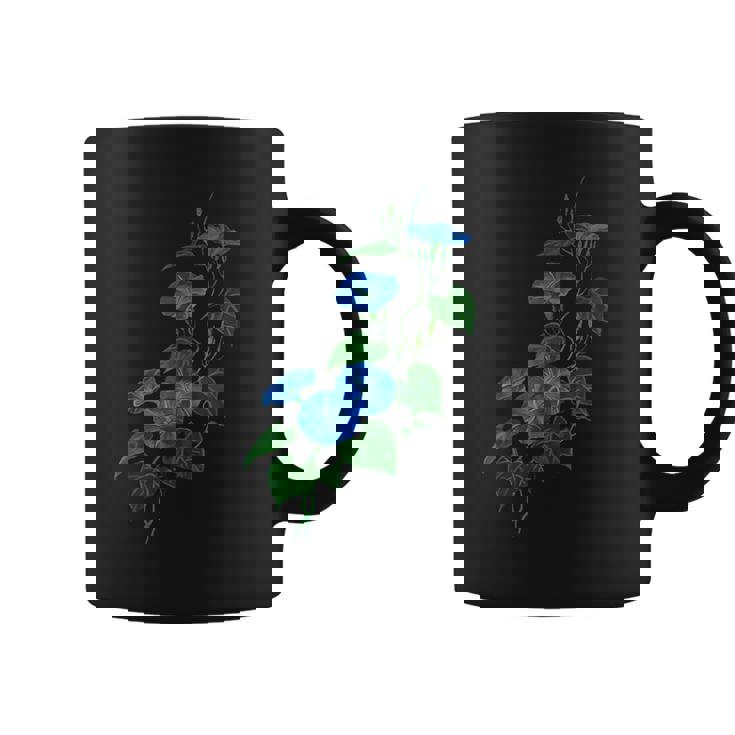 ヴィクトリア朝スタイル朝顔ワイルドフラワーバイン コーヒーマグ