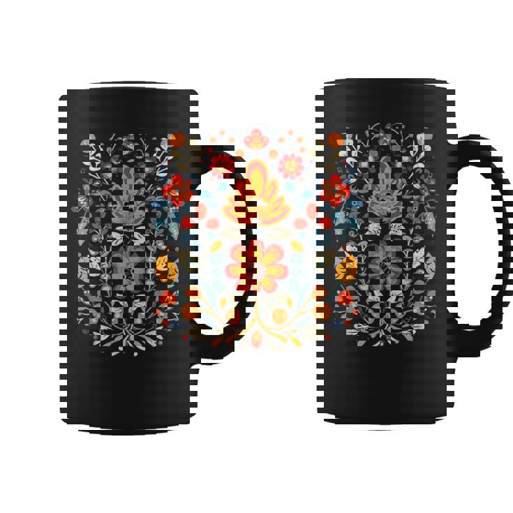 ヴィシヴァンカ キリル文字刺繍 国民的 民族的 花 異教の コーヒーマグ