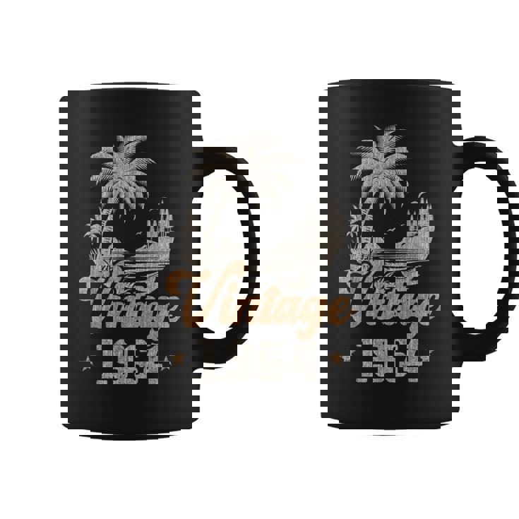 ヴィンテージ 1964 誕生日 61歳 ヤシの木 コーヒーマグ