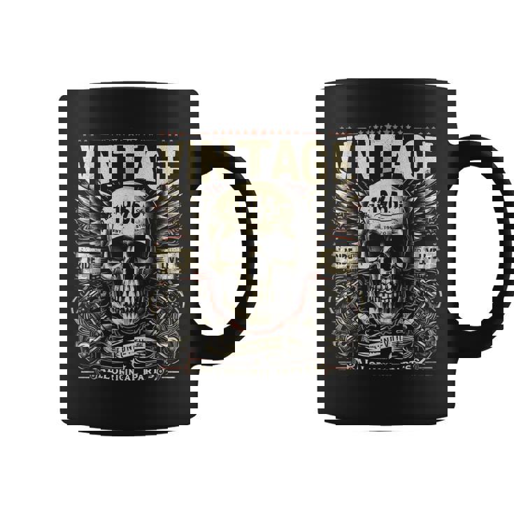 ヴィンテージ 1965 1965年誕生 誕生日 スカル バイカー バイク コーヒーマグ
